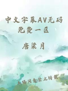 中文字幕AV无码免费一区
